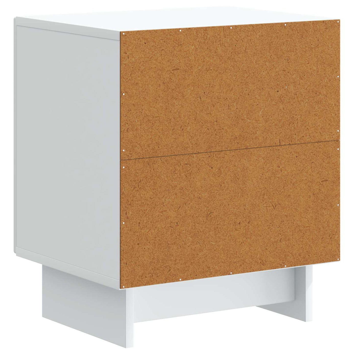 vidaXL Bedside Cabinet White 43 x 34.5 x 50 cm Engineered Wood