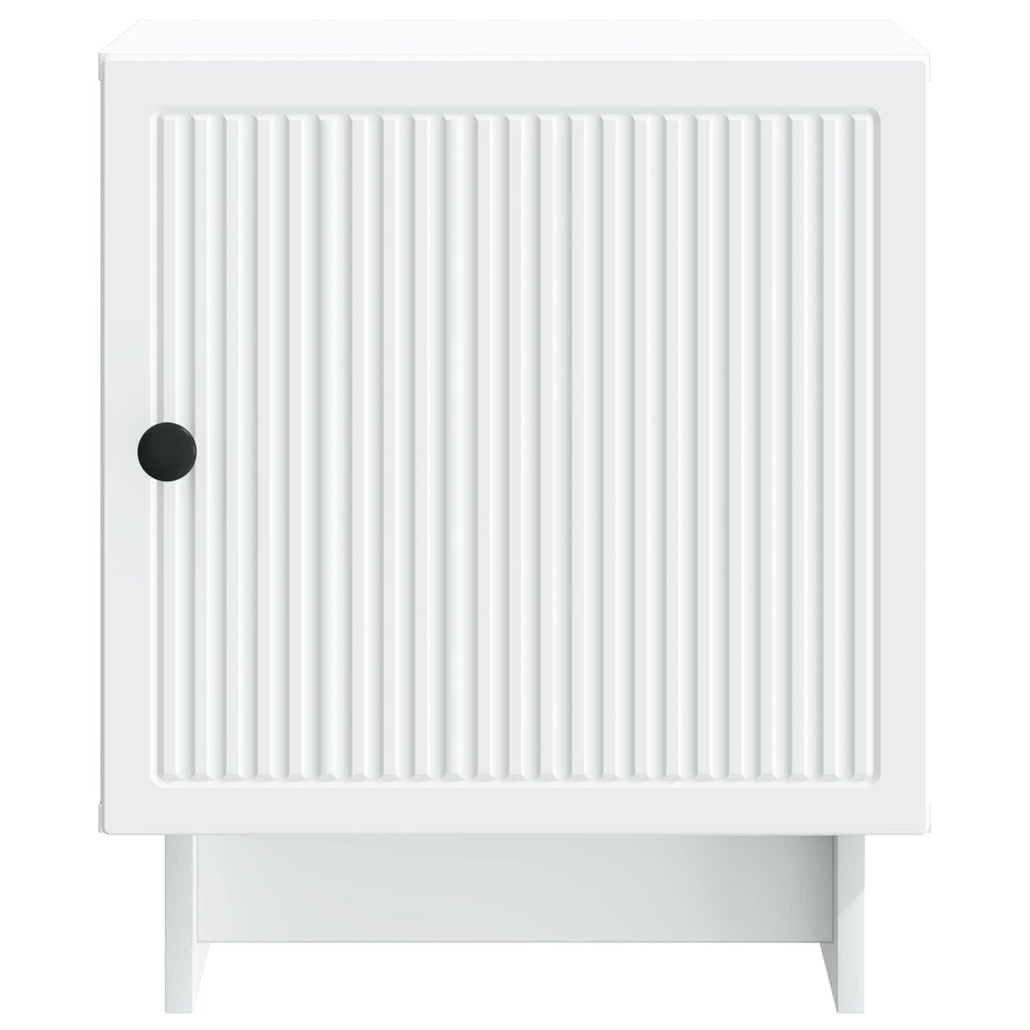 vidaXL Bedside Cabinet White 43 x 34.5 x 50 cm Engineered Wood