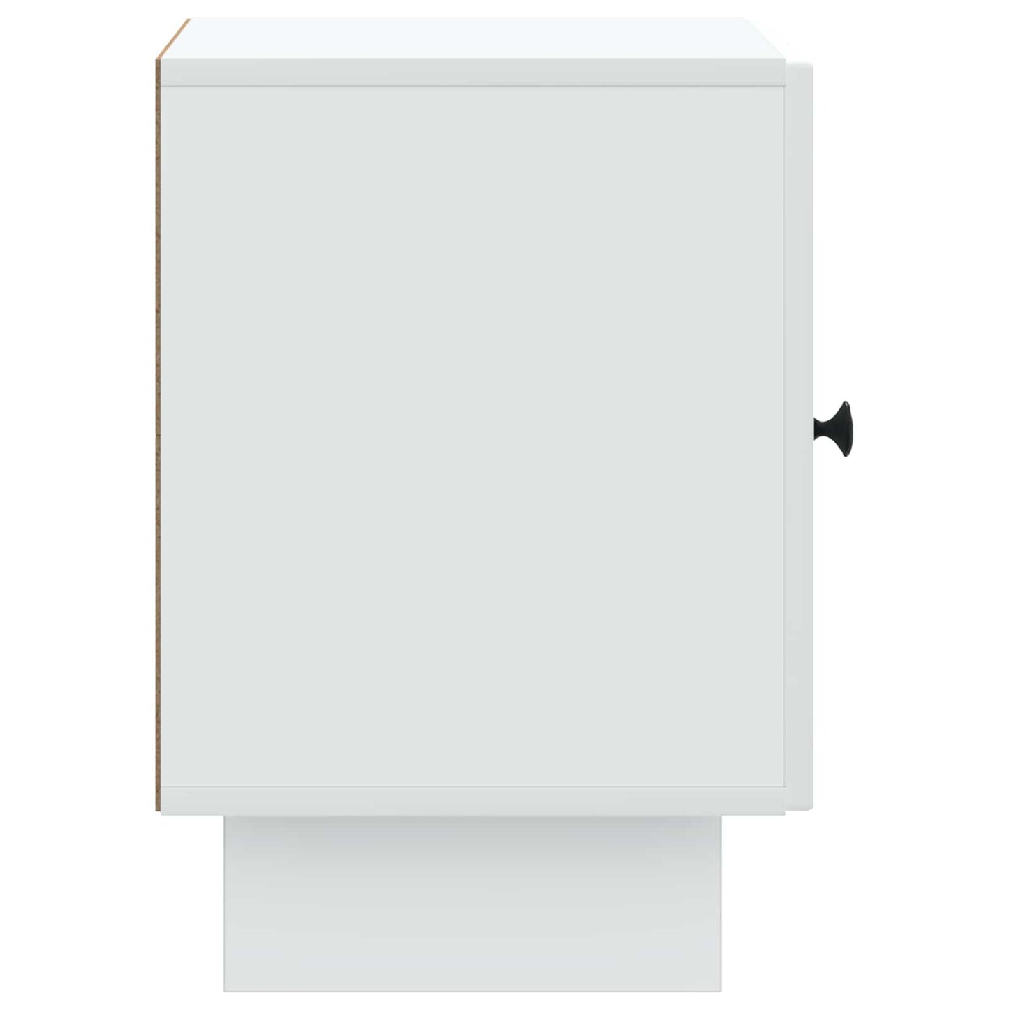 vidaXL Bedside Cabinet White 43 x 34.5 x 50 cm Engineered Wood