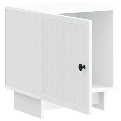 vidaXL Bedside Cabinet 2 pcs White 43 x 34.5 x 50 cm Engineered Wood