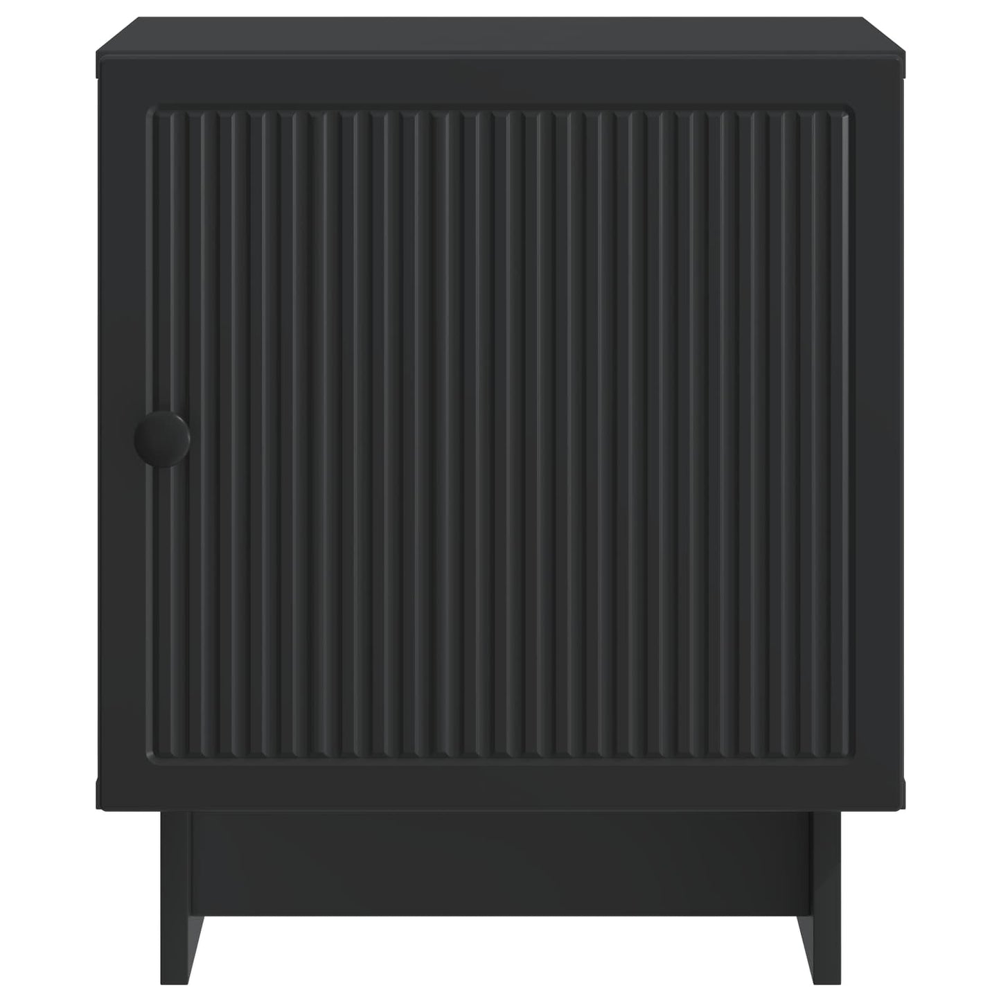 vidaXL Bedside Cabinet 2 pcs Black 43 x 34.5 x 50 cm Engineered Wood