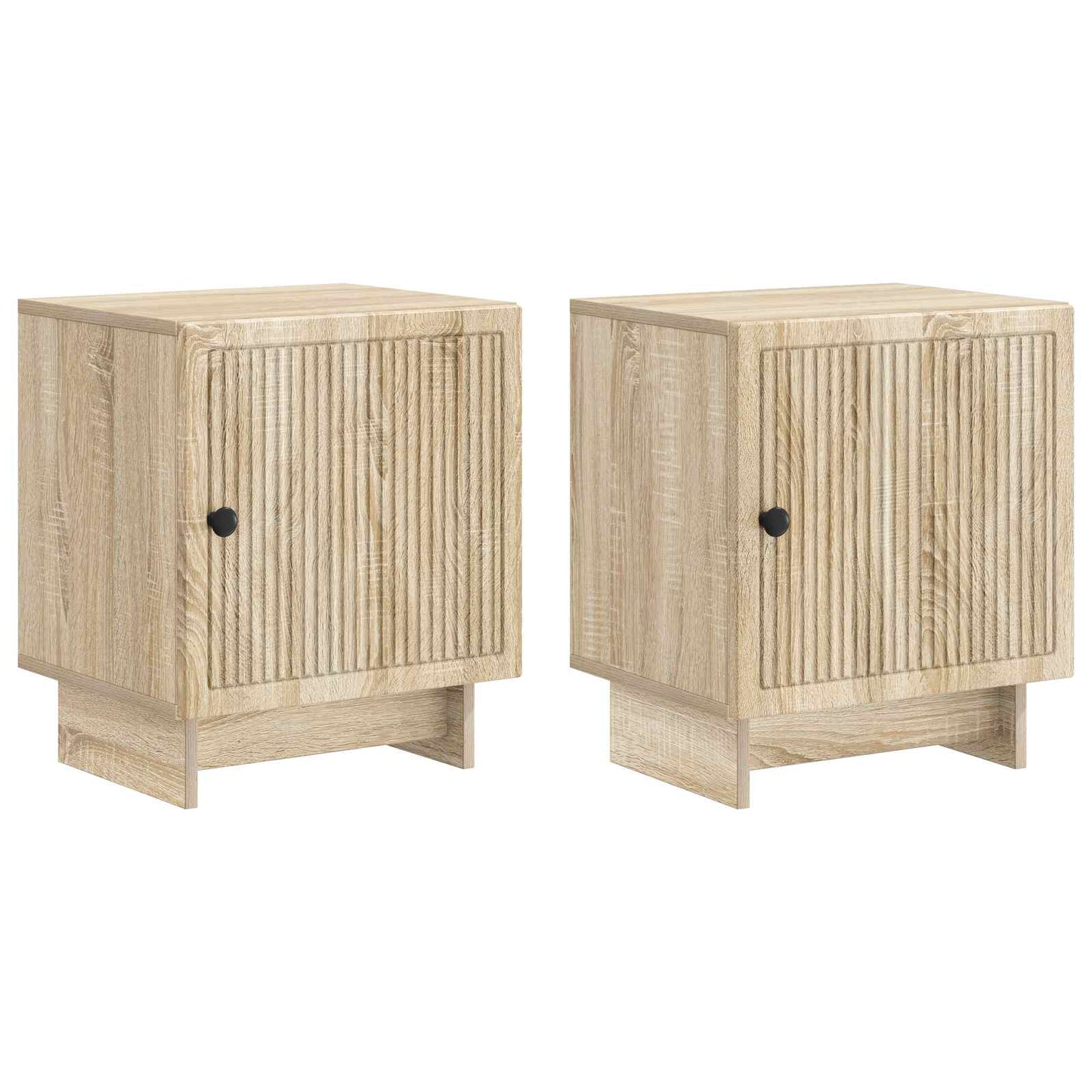 vidaXL Bedside Cabinet 2 pcs Sonoma Oak 43 x 34.5 x 50 cm