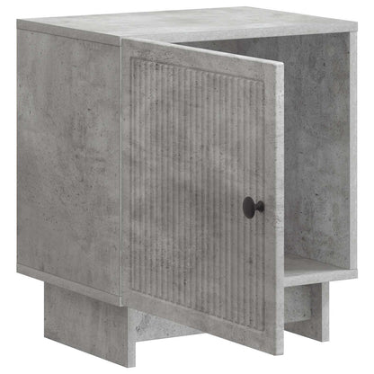 vidaXL Bedside Cabinet Concrete Grey 43 x 34.5 x 50 cm Engineered Wood