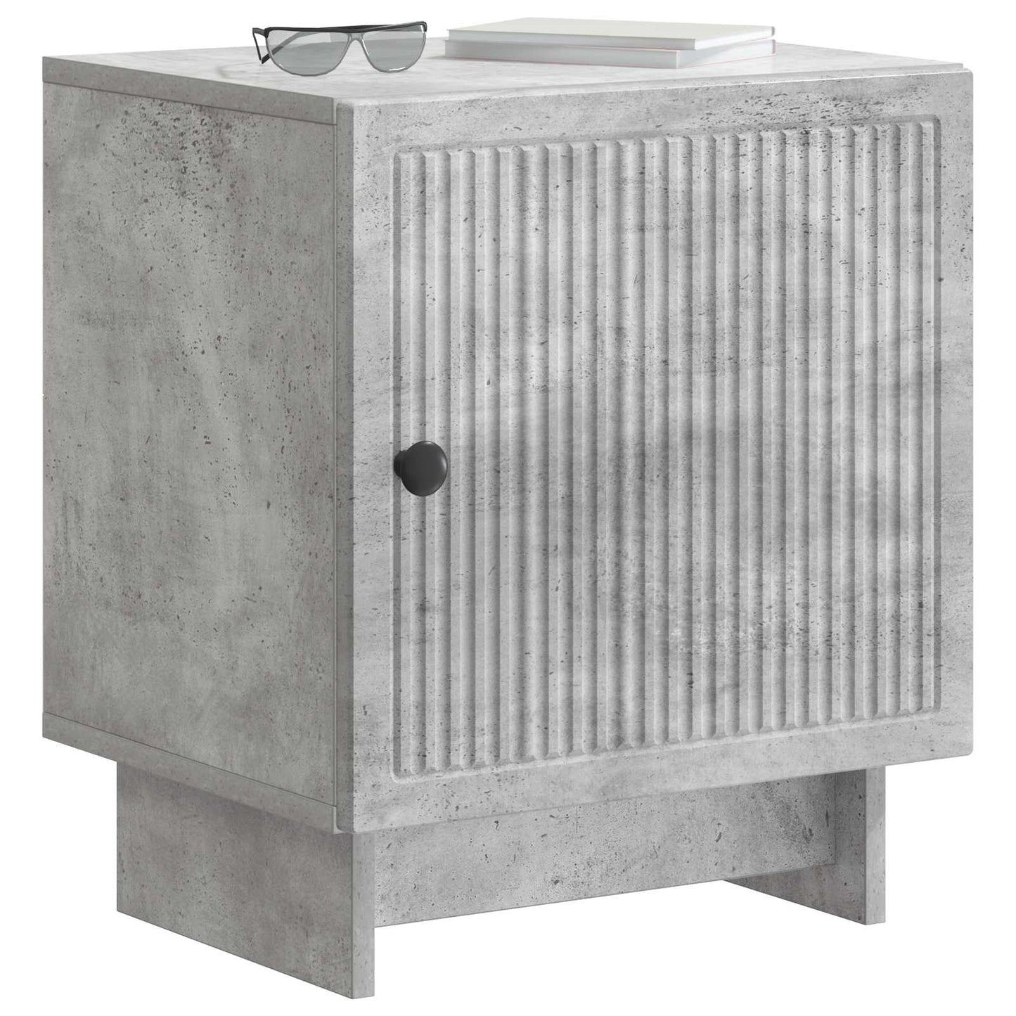 vidaXL Bedside Cabinet Concrete Grey 43 x 34.5 x 50 cm Engineered Wood