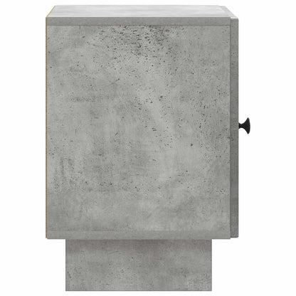 vidaXL Bedside Cabinet Concrete Grey 43 x 34.5 x 50 cm Engineered Wood
