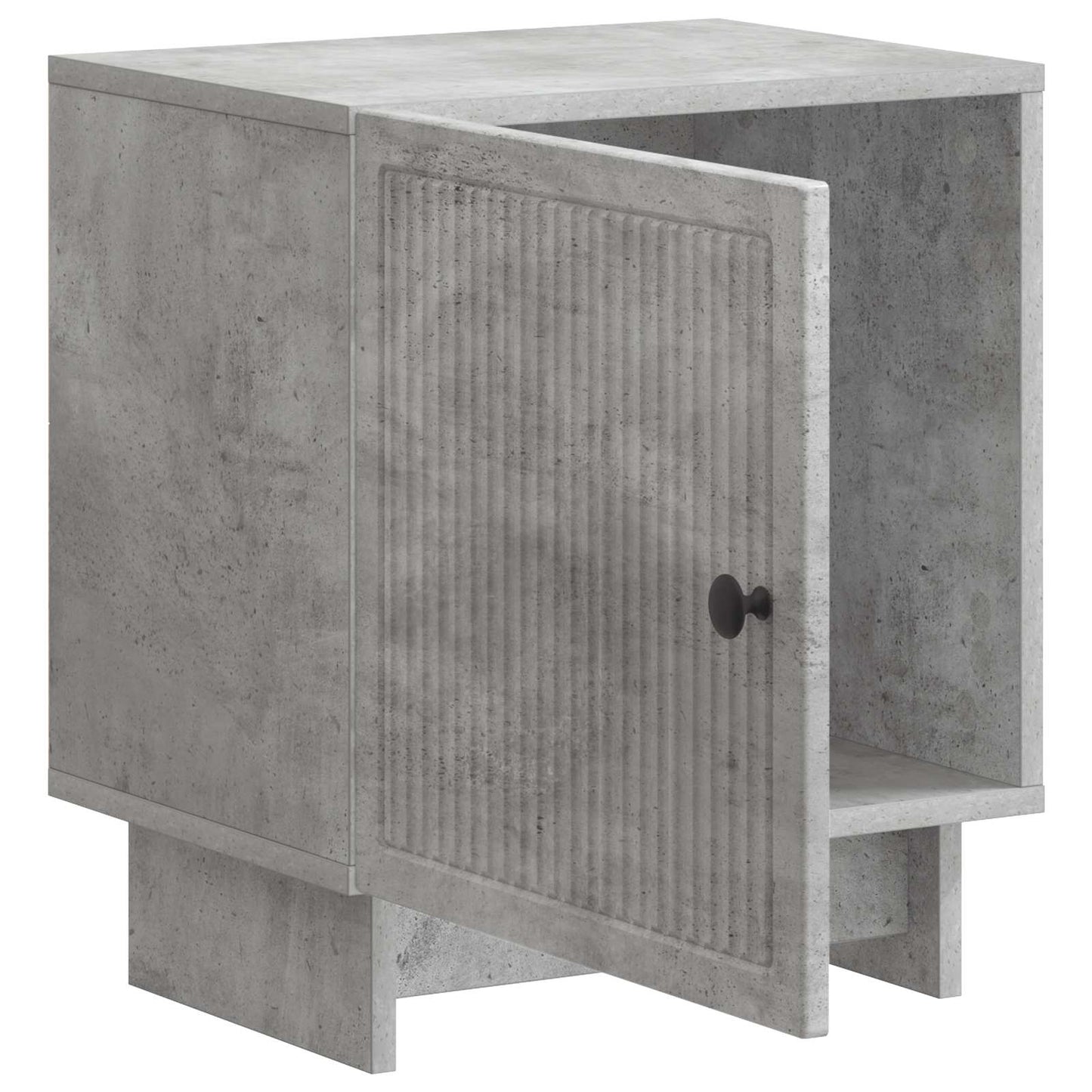 vidaXL Bedside Cabinet 2 pcs Concrete Grey 43 x 34.5 x 50 cm