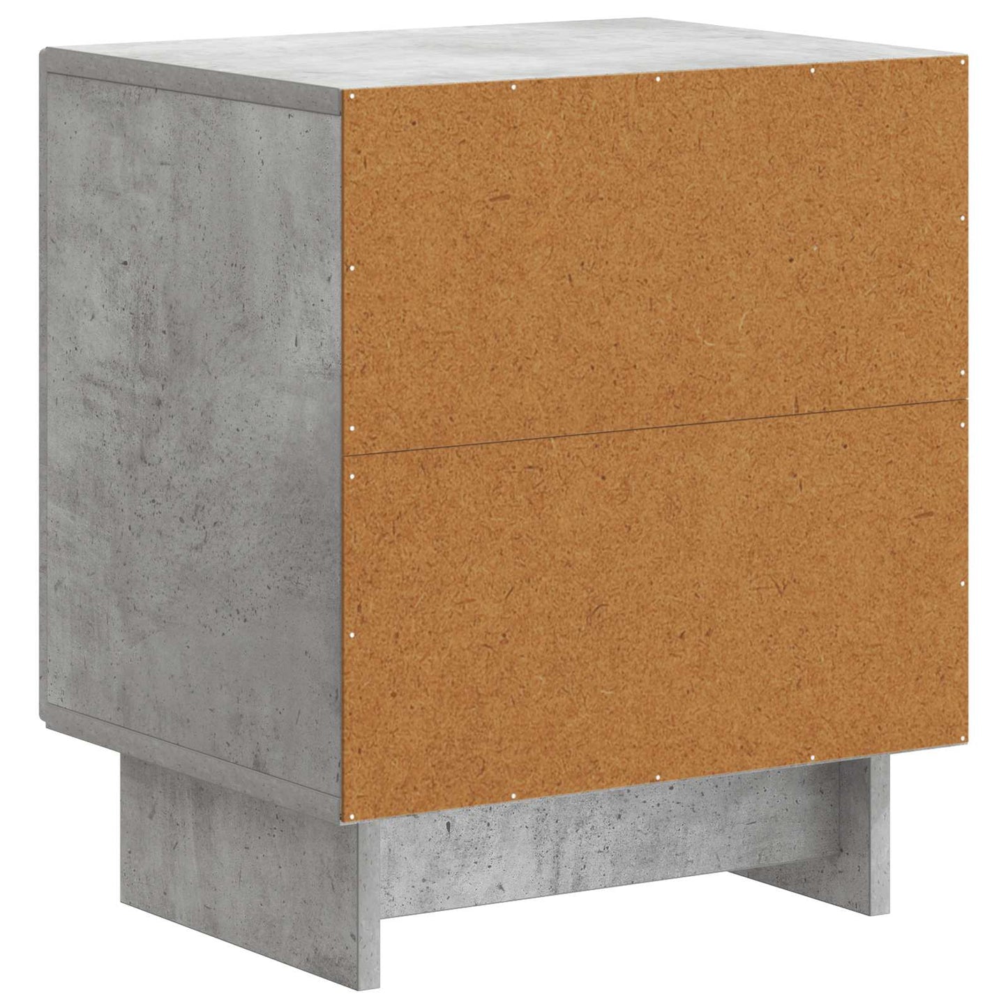 vidaXL Bedside Cabinet 2 pcs Concrete Grey 43 x 34.5 x 50 cm