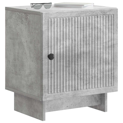 vidaXL Bedside Cabinet 2 pcs Concrete Grey 43 x 34.5 x 50 cm