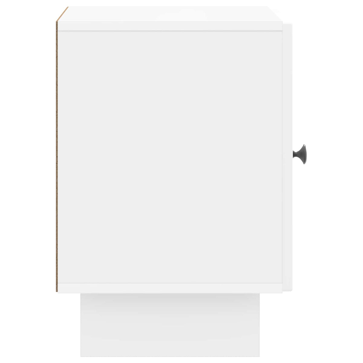 vidaXL Bedside Cabinet 2 pcs High Gloss White 43 x 34.5 x 50 cm