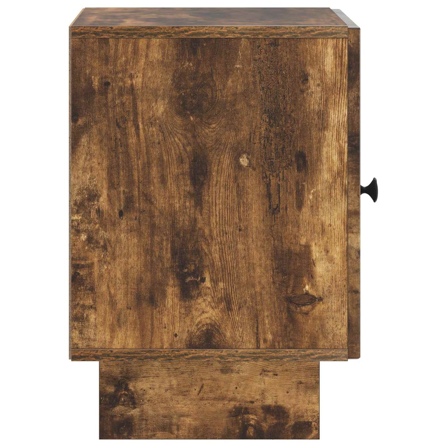 vidaXL Bedside Cabinet Smoked Oak 43 x 34.5 x 50 cm Engineered Wood
