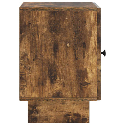 vidaXL Bedside Cabinet Smoked Oak 43 x 34.5 x 50 cm Engineered Wood