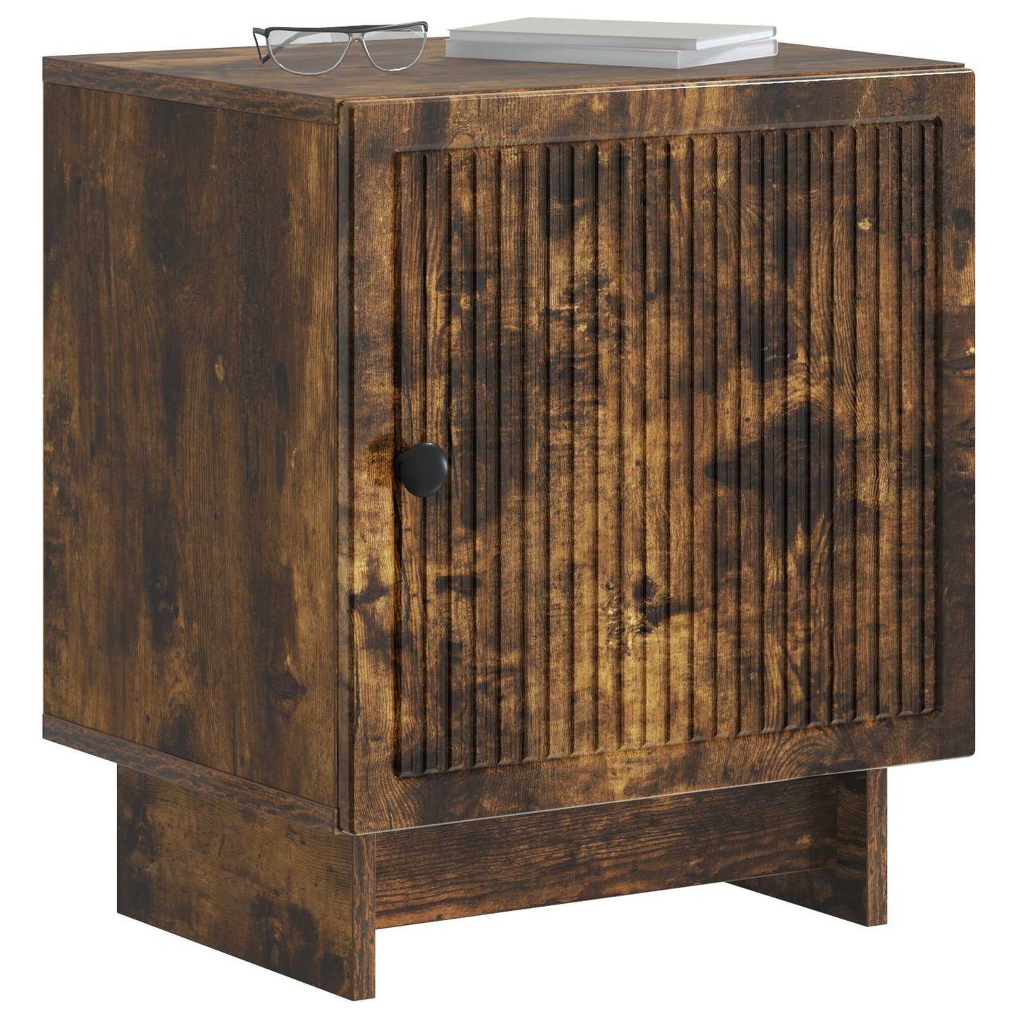 vidaXL Bedside Cabinet 2 pcs Smoked Oak 43 x 34.5 x 50 cm