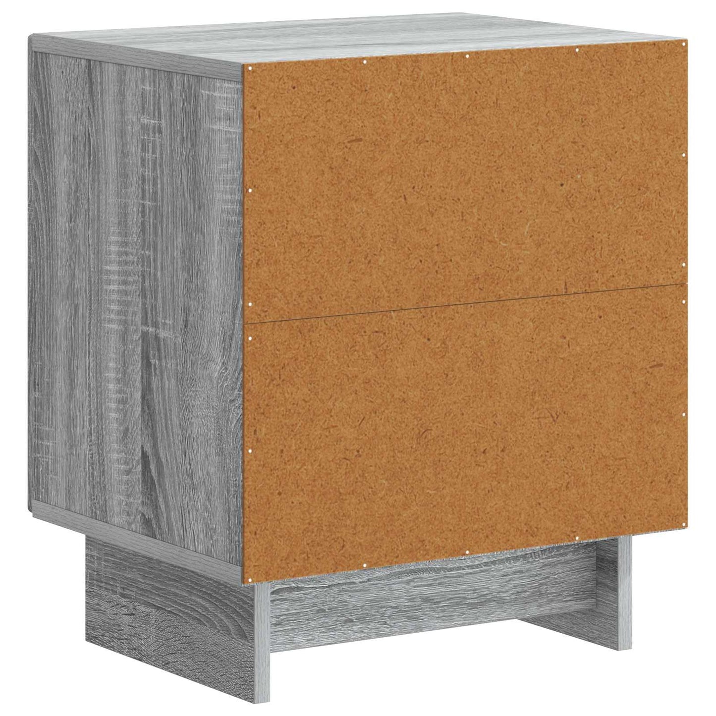vidaXL Bedside Cabinet Grey Sonoma 43 x 34.5 x 50 cm Engineered Wood
