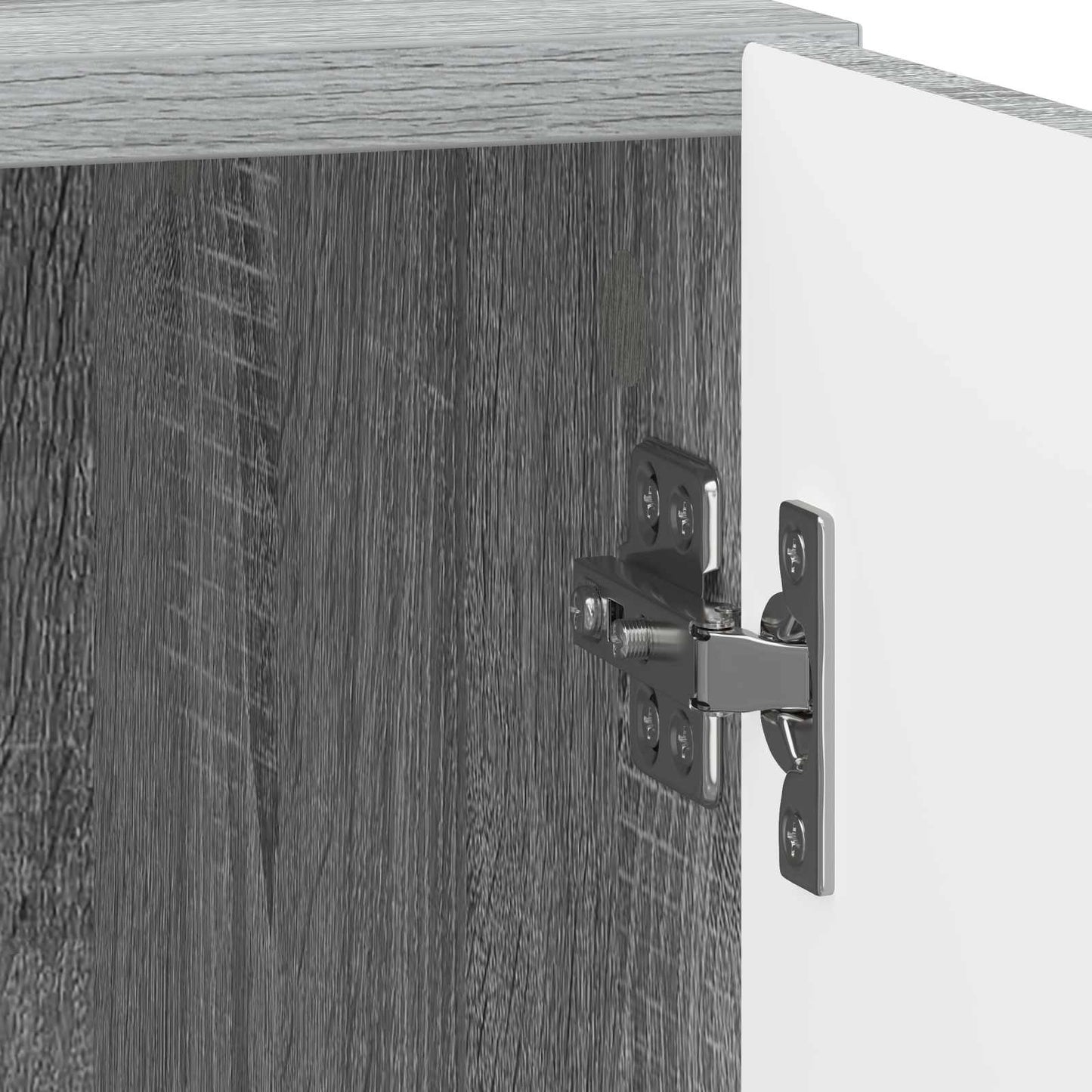 vidaXL Bedside Cabinet 2 pcs Grey Sonoma 43 x 34.5 x 50 cm