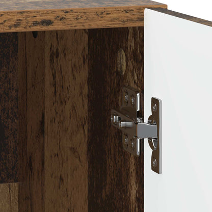 vidaXL Bedside Cabinet Old Wood 43 x 34.5 x 50 cm Engineered Wood