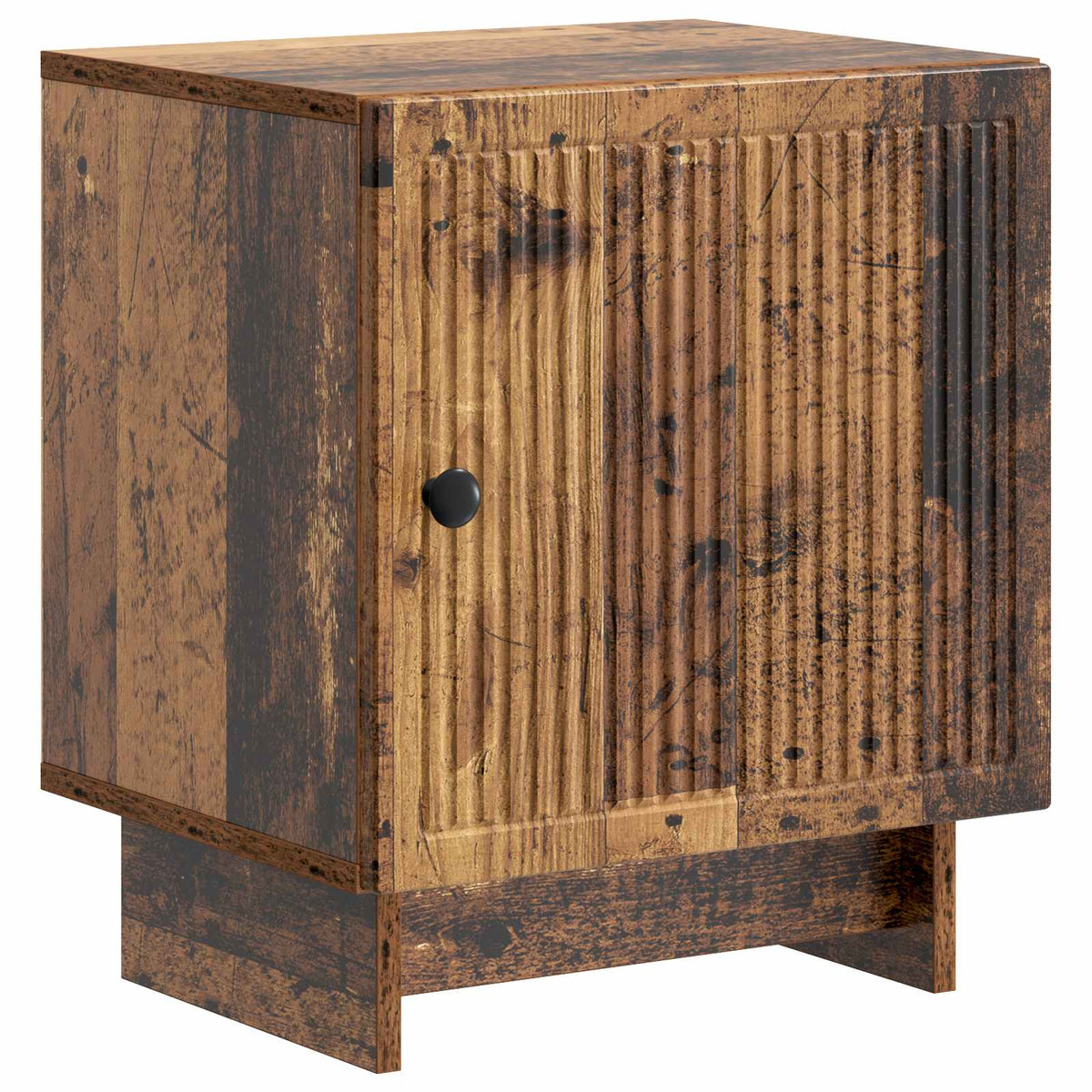 vidaXL Bedside Cabinet Old Wood 43 x 34.5 x 50 cm Engineered Wood
