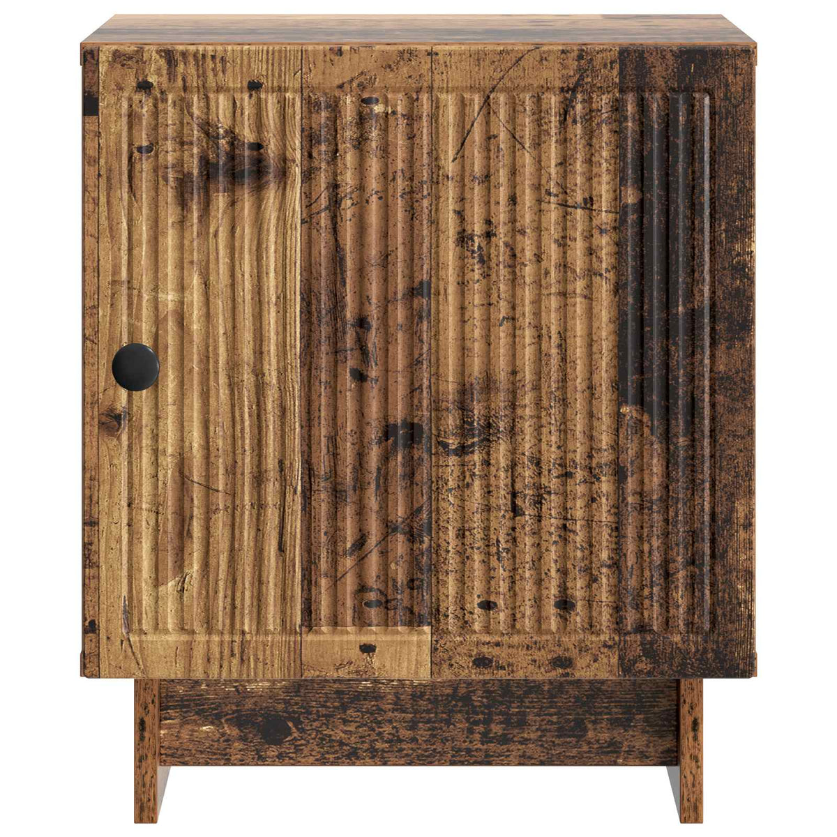vidaXL Bedside Cabinet Old Wood 43 x 34.5 x 50 cm Engineered Wood