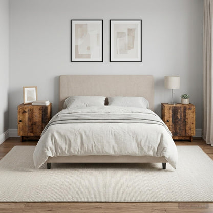 vidaXL Bedside Cabinet 2 pcs Old Wood 43 x 34.5 x 50 cm