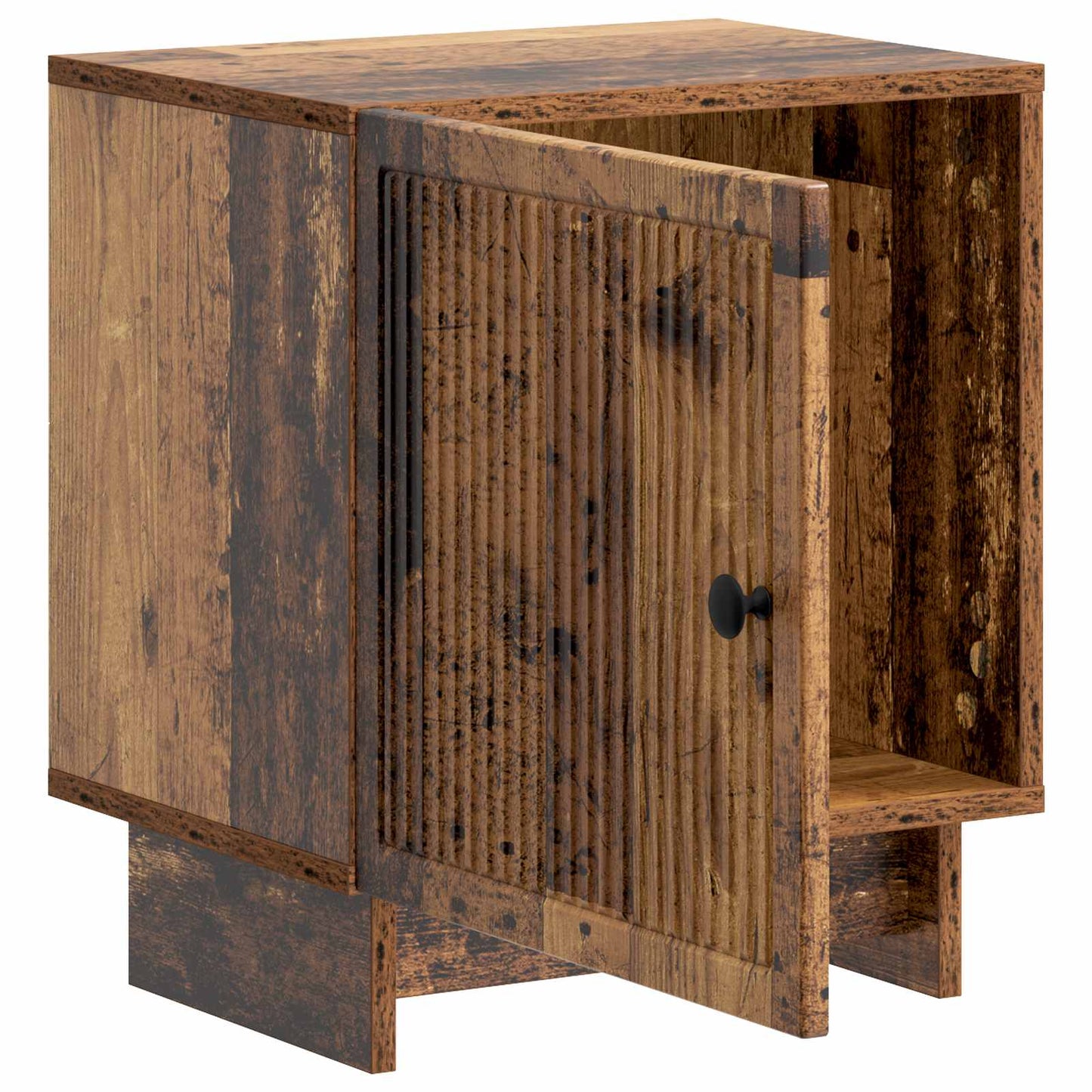 vidaXL Bedside Cabinet 2 pcs Old Wood 43 x 34.5 x 50 cm