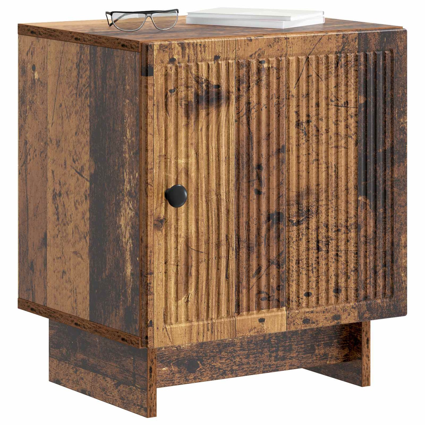 vidaXL Bedside Cabinet 2 pcs Old Wood 43 x 34.5 x 50 cm