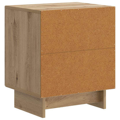 vidaXL Bedside Cabinet Artisan Oak 43 x 34.5 x 50 cm Engineered Wood
