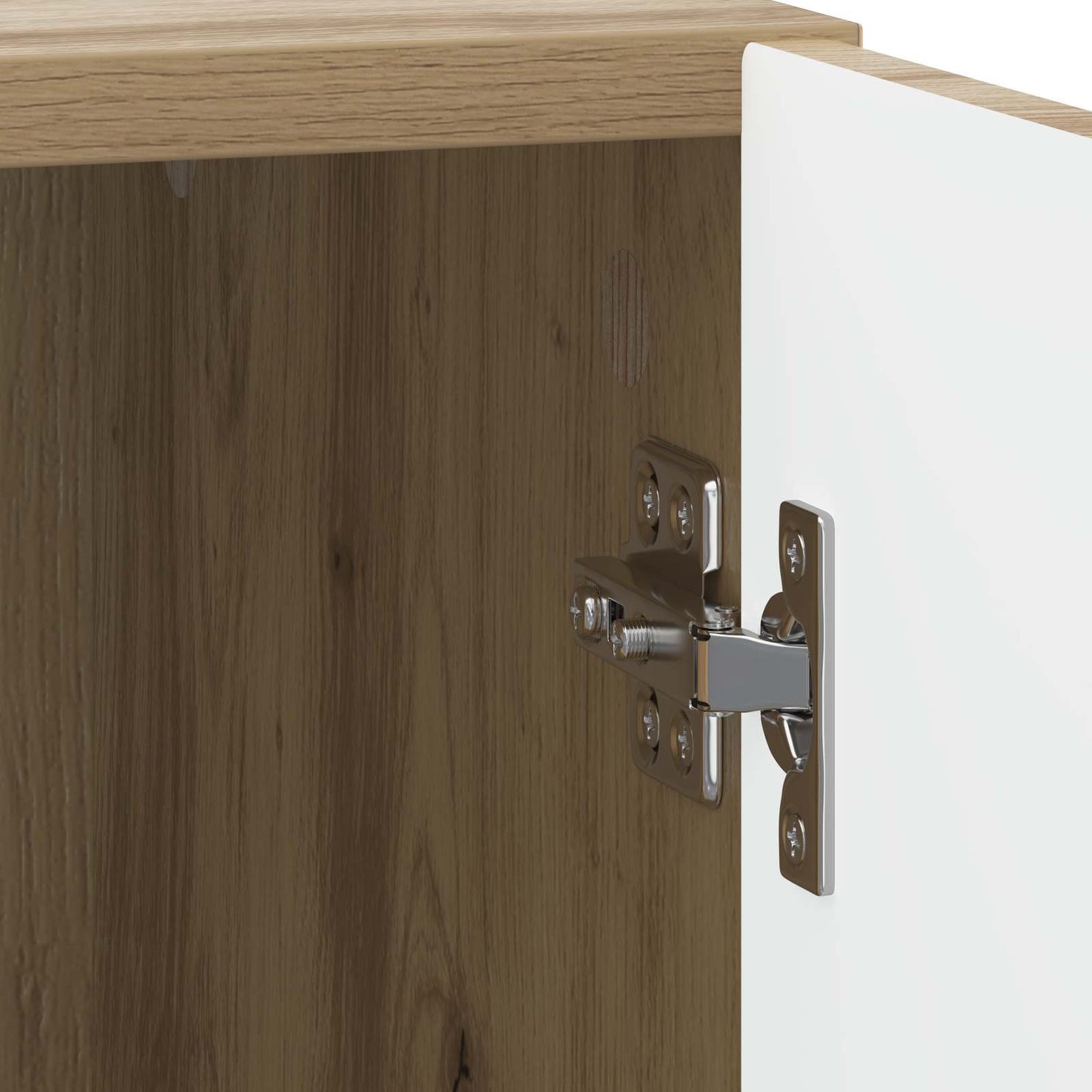 vidaXL Bedside Cabinet 2 pcs Artisan Oak 43 x 34.5 x 50 cm