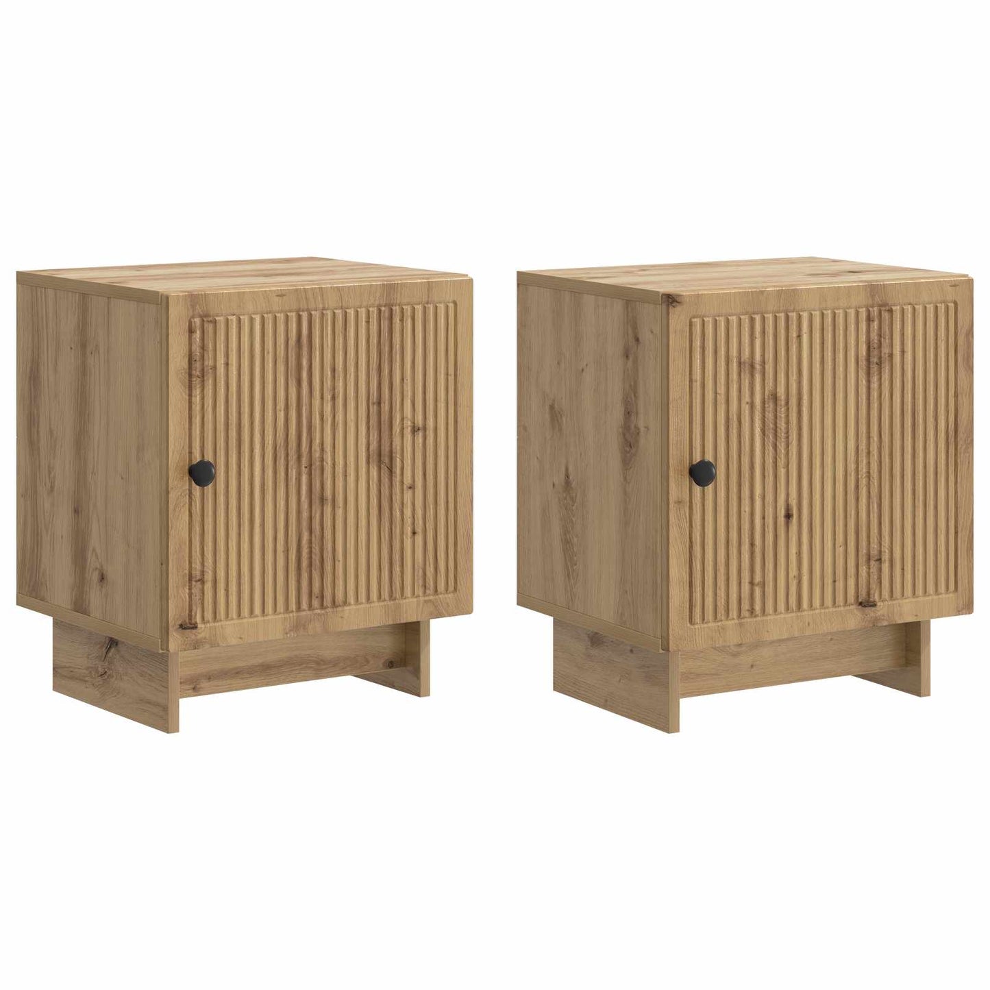 vidaXL Bedside Cabinet 2 pcs Artisan Oak 43 x 34.5 x 50 cm