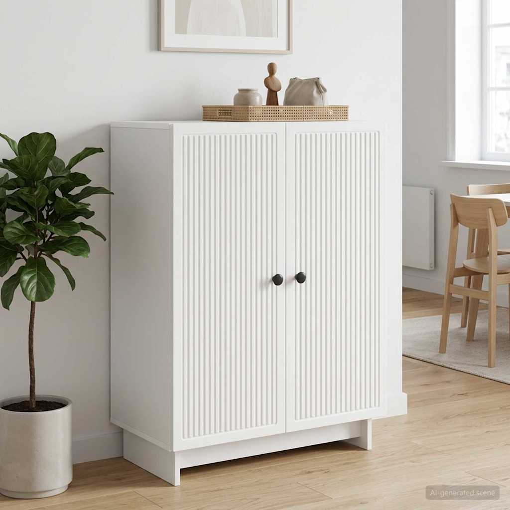 vidaXL Sideboard White 66 x 34.5 x 90 cm Engineered Wood