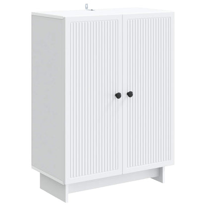 vidaXL Sideboard White 66 x 34.5 x 90 cm Engineered Wood