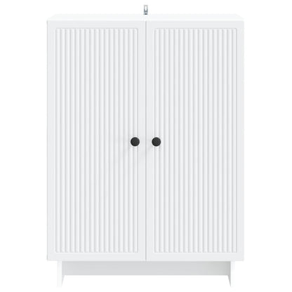 vidaXL Sideboard White 66 x 34.5 x 90 cm Engineered Wood