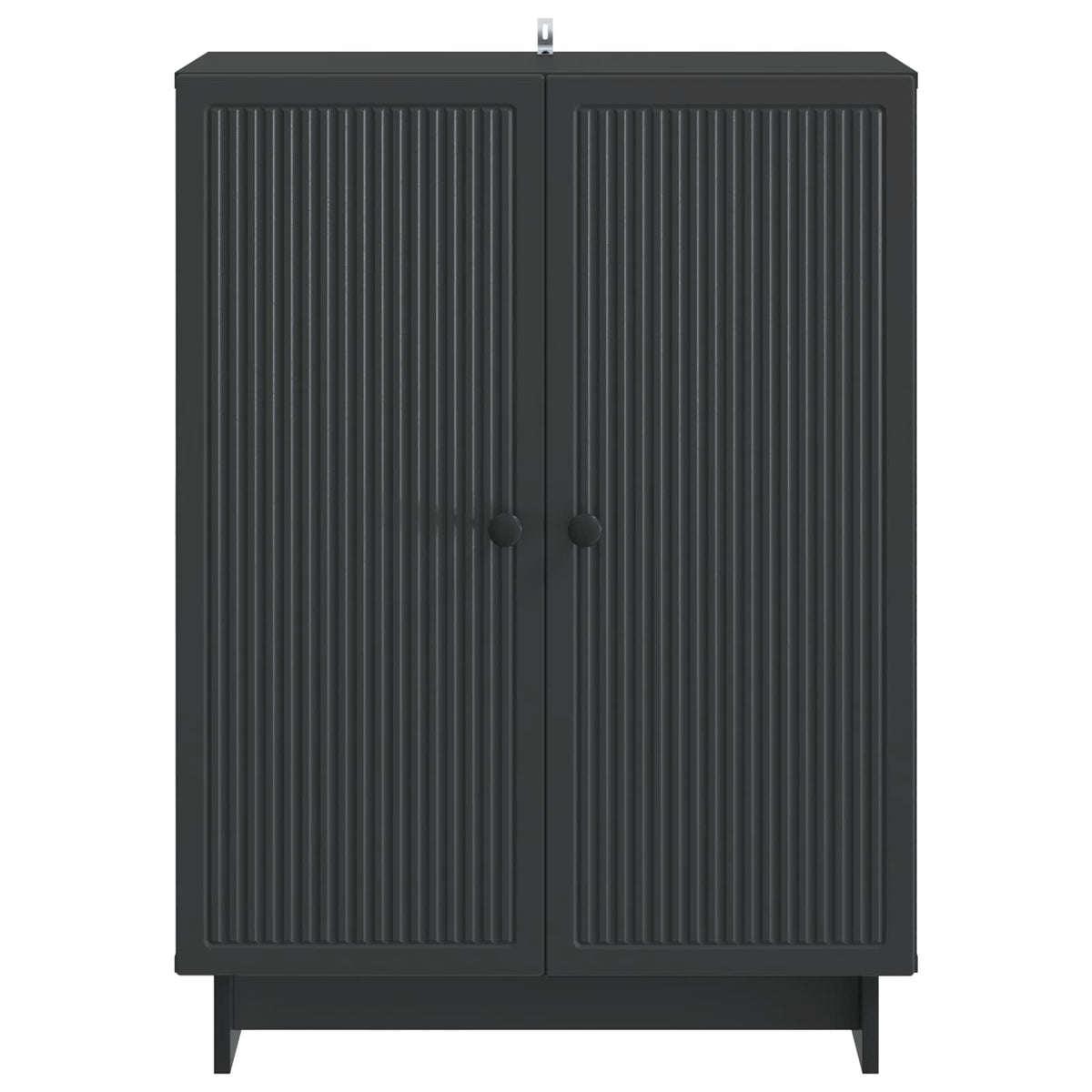 vidaXL Sideboard Black 66 x 34.5 x 90 cm Engineered Wood