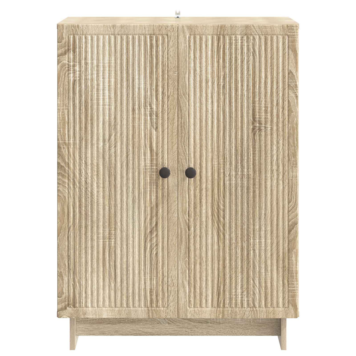 vidaXL Sideboard Sonoma Oak 66 x 34.5 x 90 cm Engineered Wood