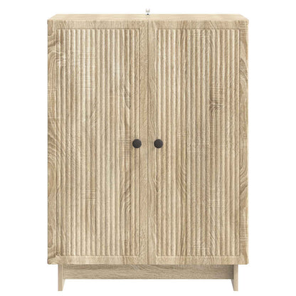 vidaXL Sideboard Sonoma Oak 66 x 34.5 x 90 cm Engineered Wood