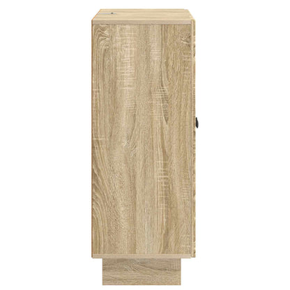 vidaXL Sideboard Sonoma Oak 66 x 34.5 x 90 cm Engineered Wood