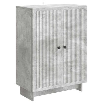 vidaXL Sideboard Concrete Grey 66 x 34.5 x 90 cm Engineered Wood