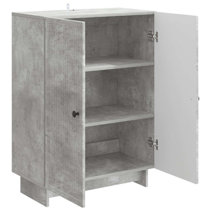 vidaXL Sideboard Concrete Grey 66 x 34.5 x 90 cm Engineered Wood