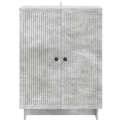 vidaXL Sideboard Concrete Grey 66 x 34.5 x 90 cm Engineered Wood