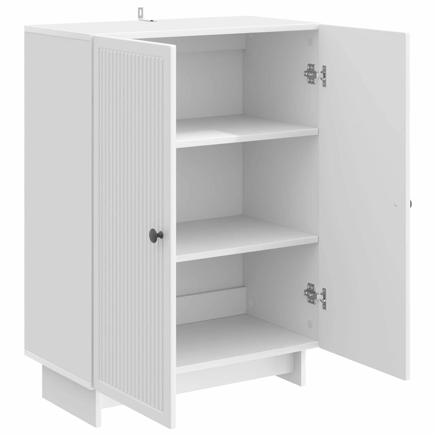 vidaXL Sideboard High Gloss White 66 x 34.5 x 90 cm Engineered Wood