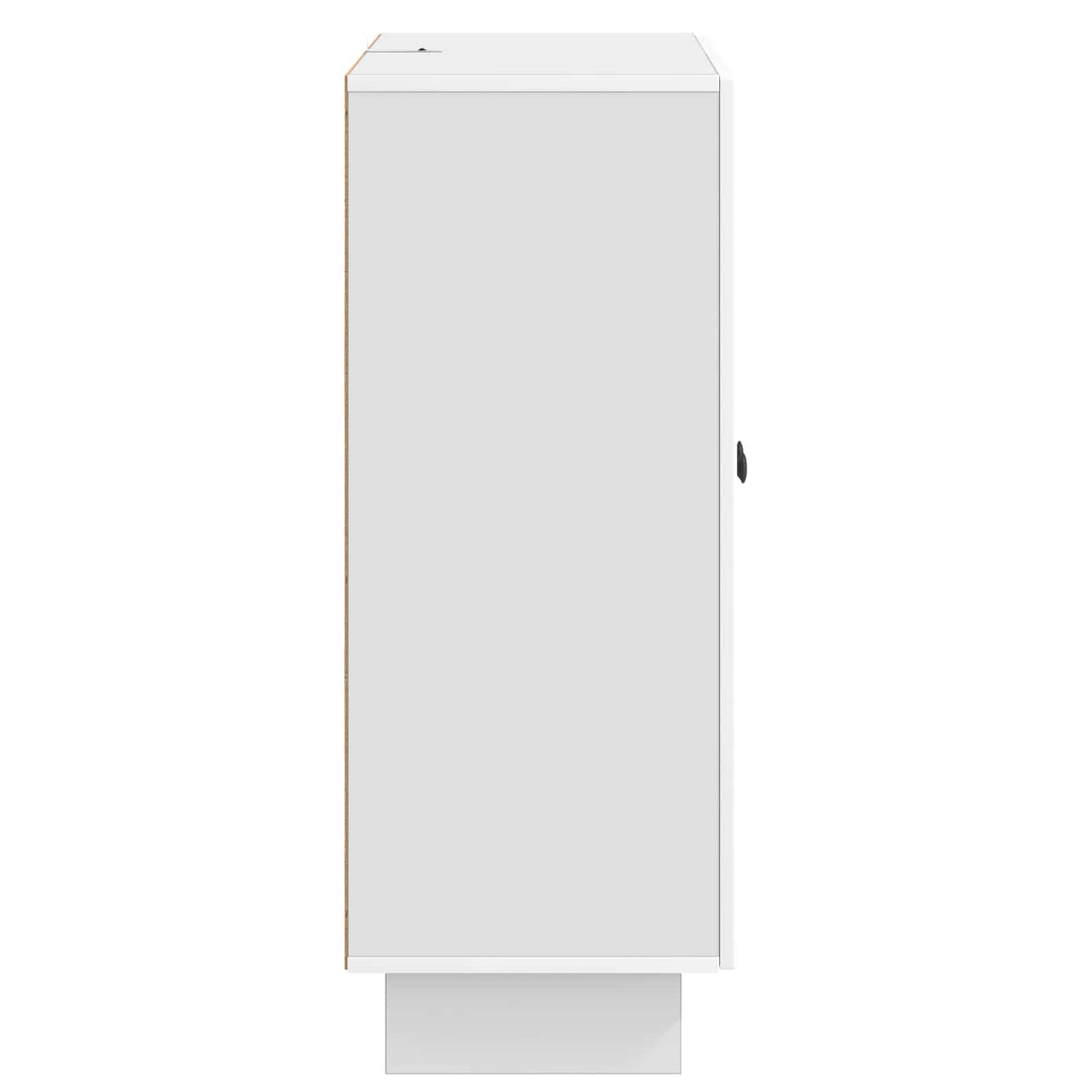 vidaXL Sideboard High Gloss White 66 x 34.5 x 90 cm Engineered Wood