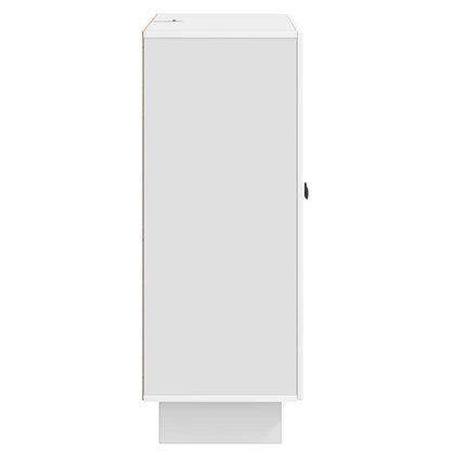 vidaXL Sideboard High Gloss White 66 x 34.5 x 90 cm Engineered Wood