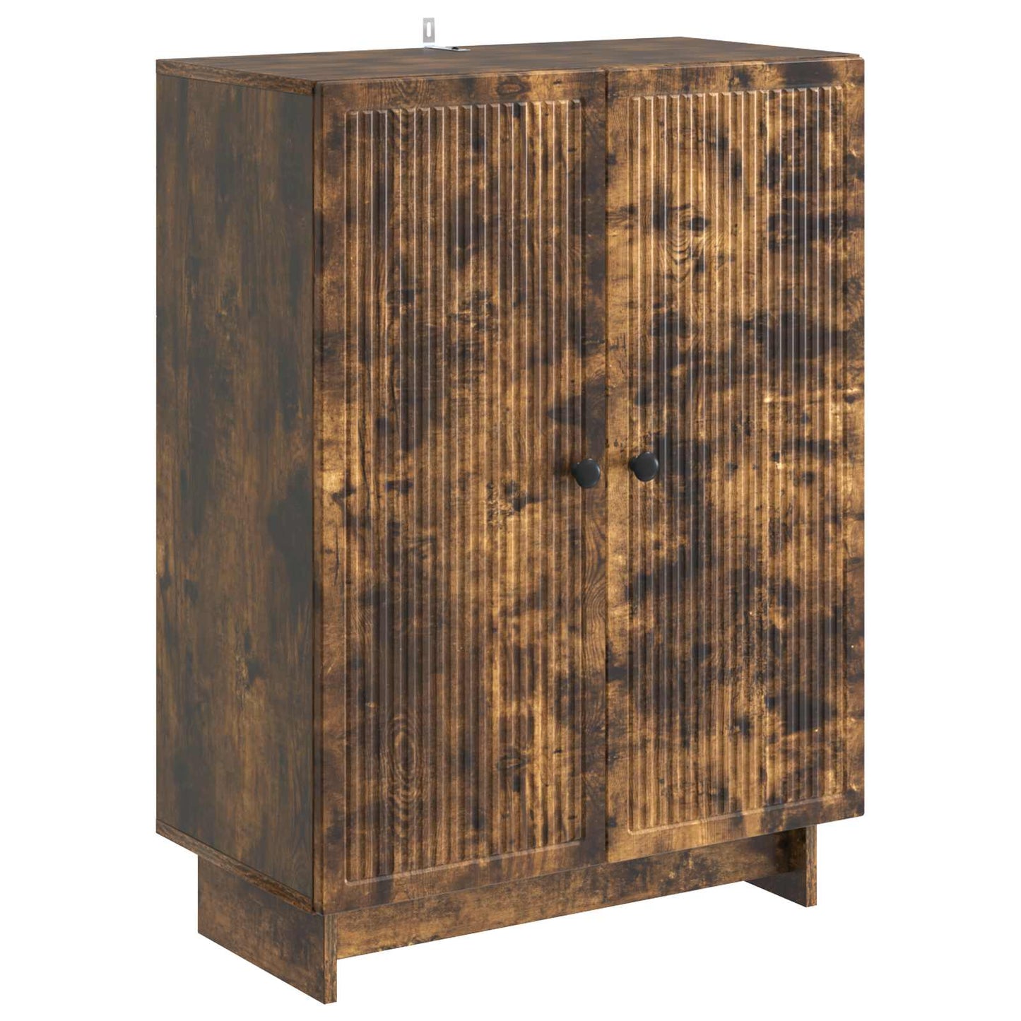 vidaXL Sideboard Smoked Oak 66 x 34.5 x 90 cm Engineered Wood