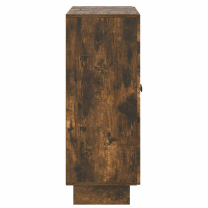 vidaXL Sideboard Smoked Oak 66 x 34.5 x 90 cm Engineered Wood