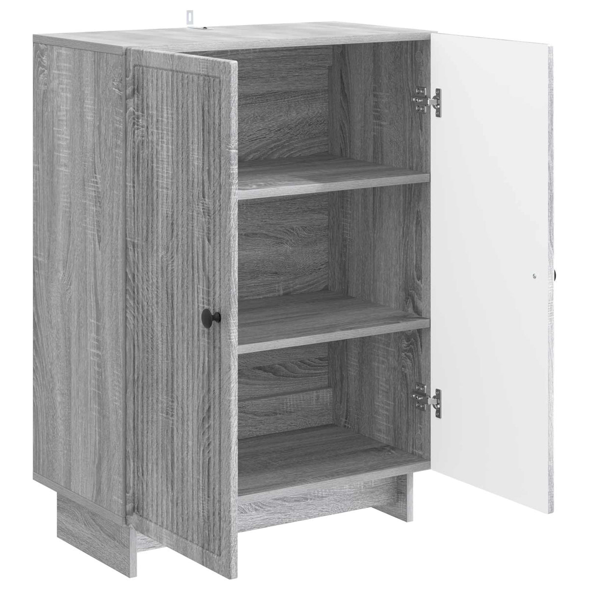 vidaXL Sideboard Grey Sonoma 66 x 34.5 x 90 cm Engineered Wood