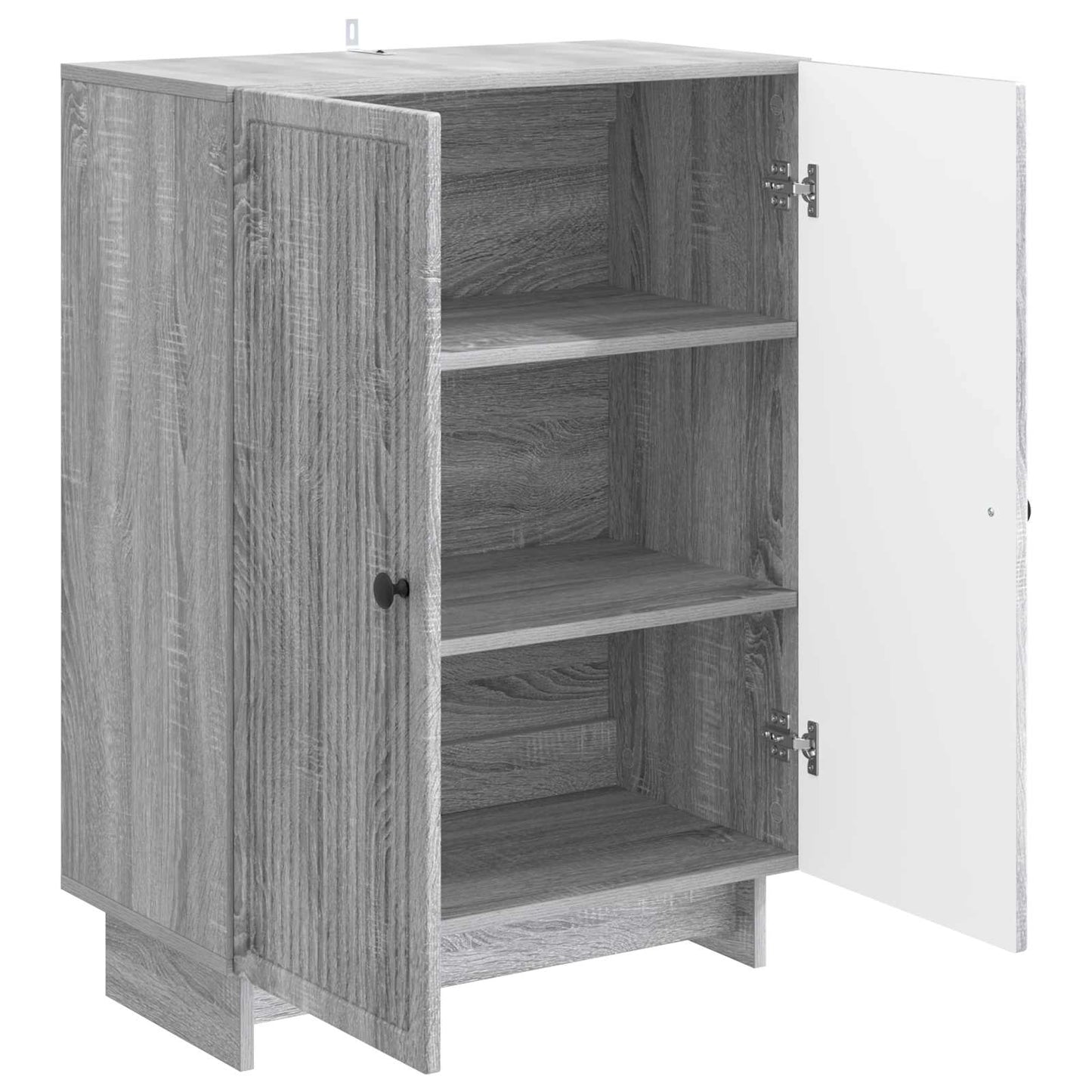 vidaXL Sideboard Grey Sonoma 66 x 34.5 x 90 cm Engineered Wood