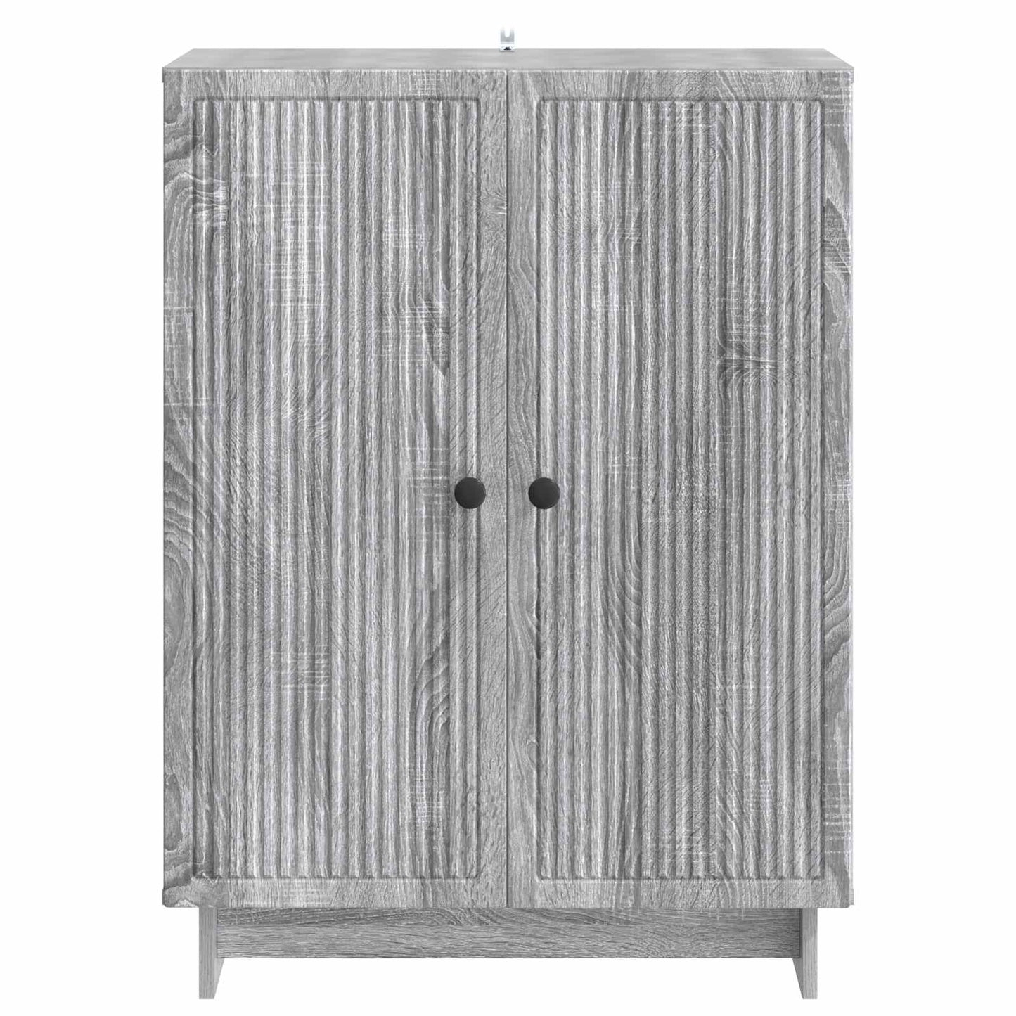 vidaXL Sideboard Grey Sonoma 66 x 34.5 x 90 cm Engineered Wood
