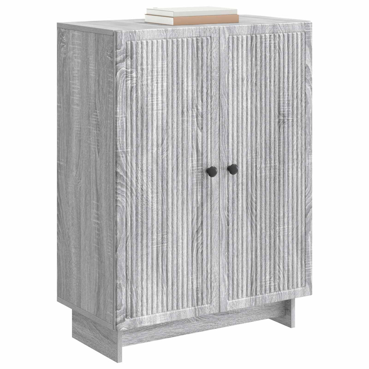 vidaXL Sideboard Grey Sonoma 66 x 34.5 x 90 cm Engineered Wood