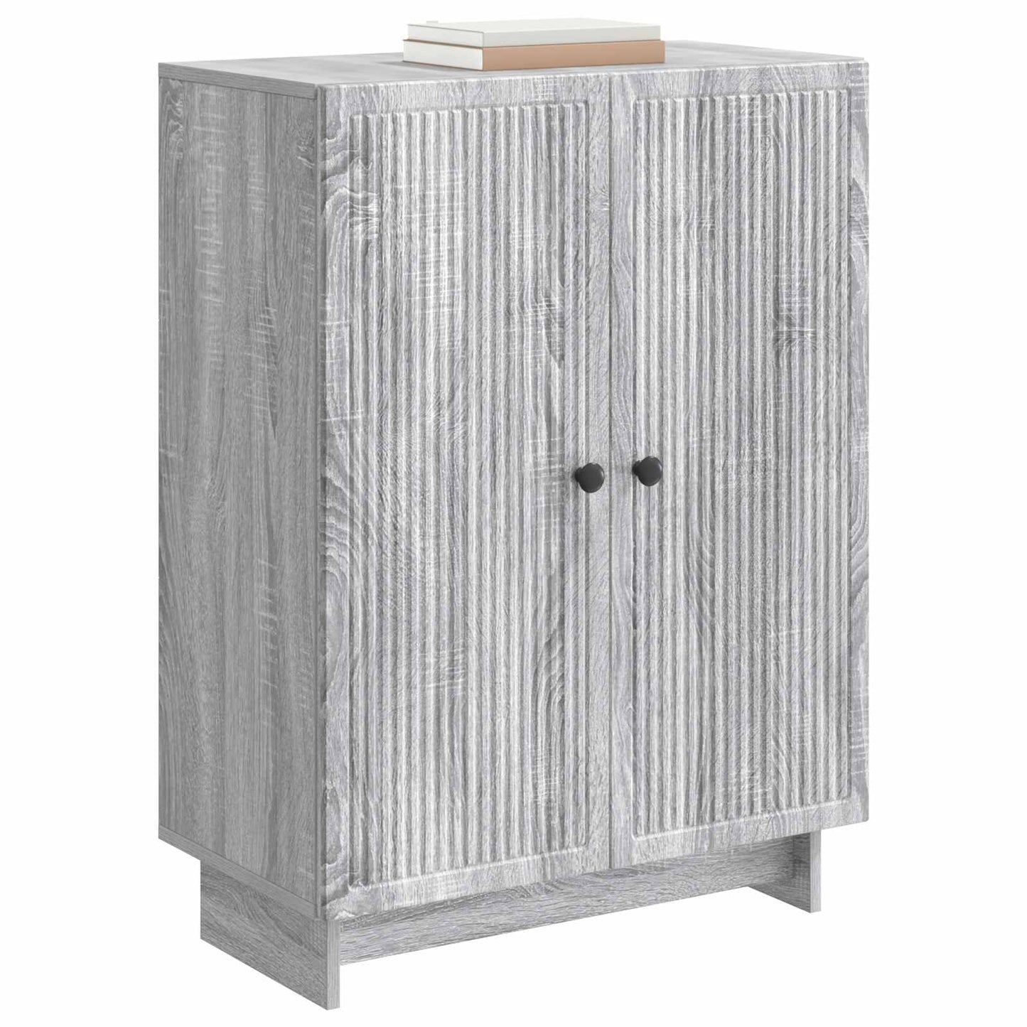 vidaXL Sideboard Grey Sonoma 66 x 34.5 x 90 cm Engineered Wood