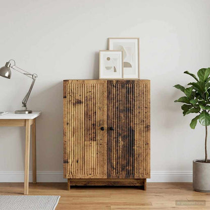 vidaXL Sideboard Old Wood 66 x 34.5 x 90 cm Engineered Wood