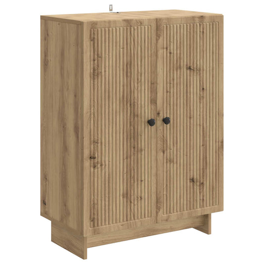 vidaXL Sideboard Artisan Oak 66 x 34.5 x 90 cm Engineered Wood