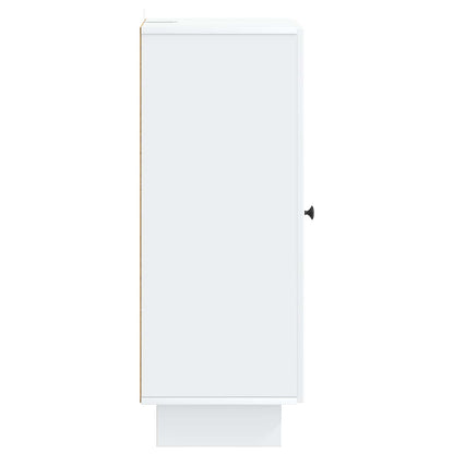 vidaXL Sideboard White 33 x 34.5 x 90 cm Engineered Wood